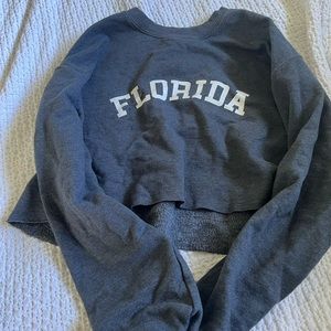 florida crop sweatshirt